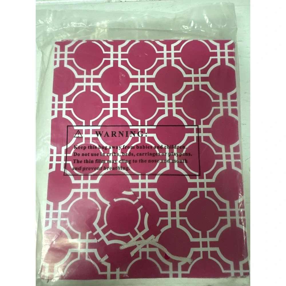 12 Oriental Trading Pink‎ Print Party Favor Gift Bag Geometric 9